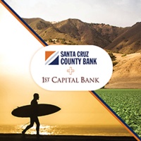 Graphic: Santa Cruz County Bank and 1st Capital Bank
